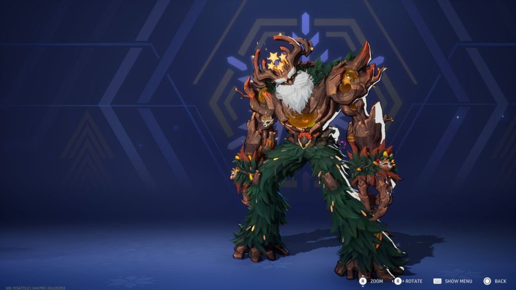 Marvel Rivals Groot Christmas skin