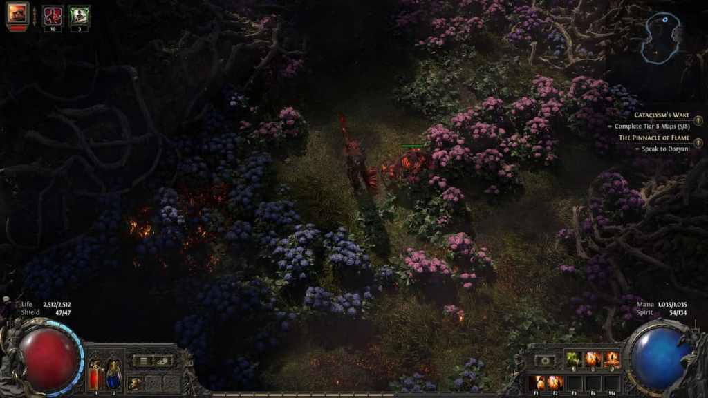 Map exploration in Path of Exile 2