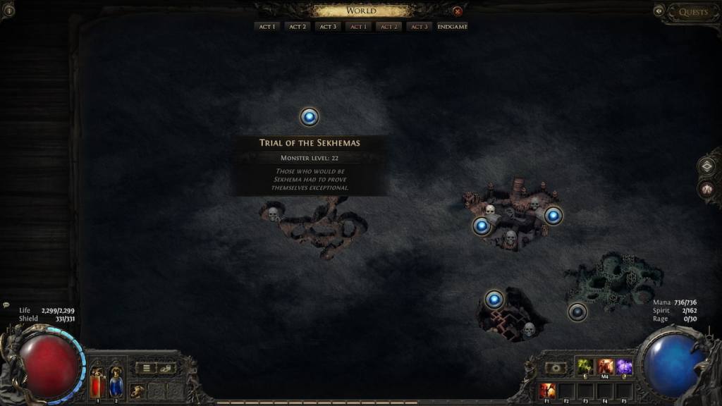 Trial of Sekhamas Location in Path of Exile 2