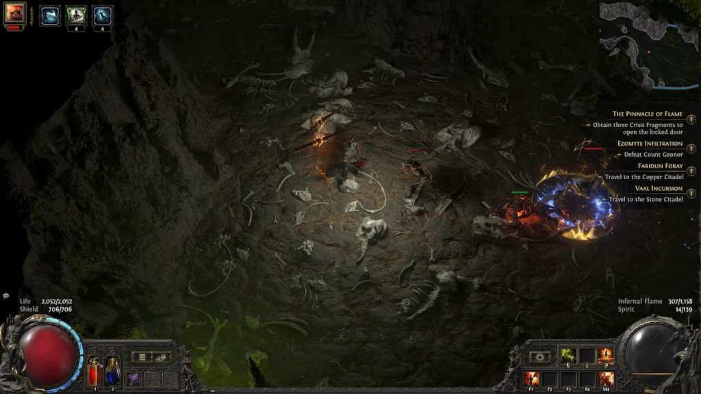 Support Gems in combat - Path of Exile 2