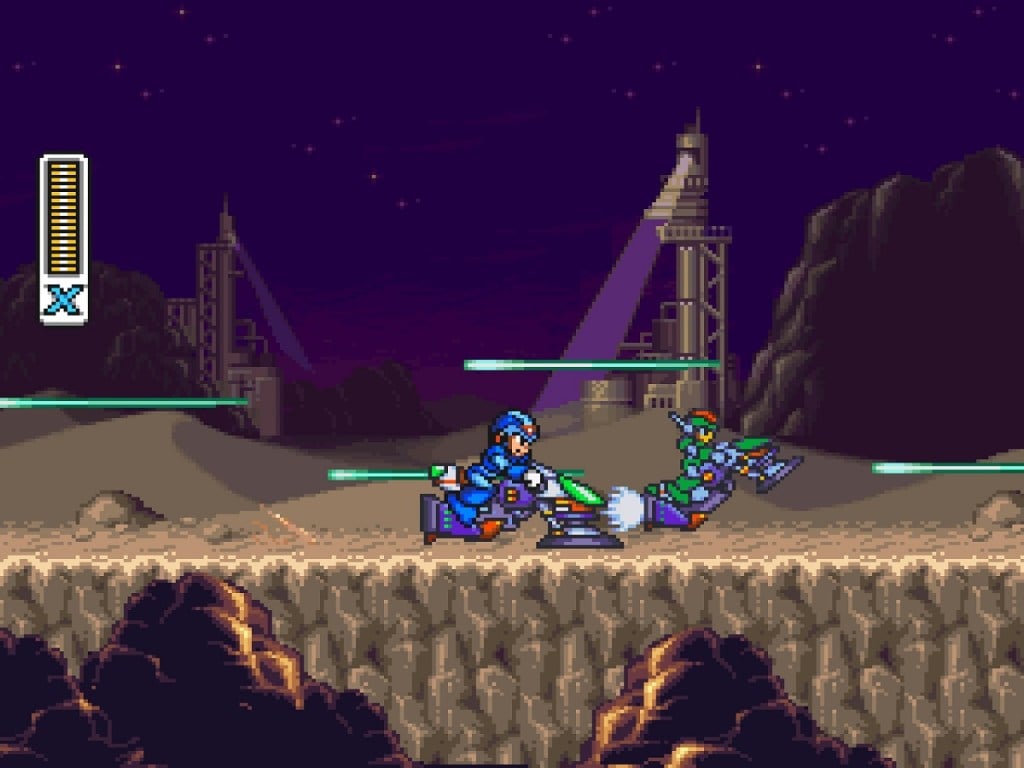 Mega Man X2 opening sequence.