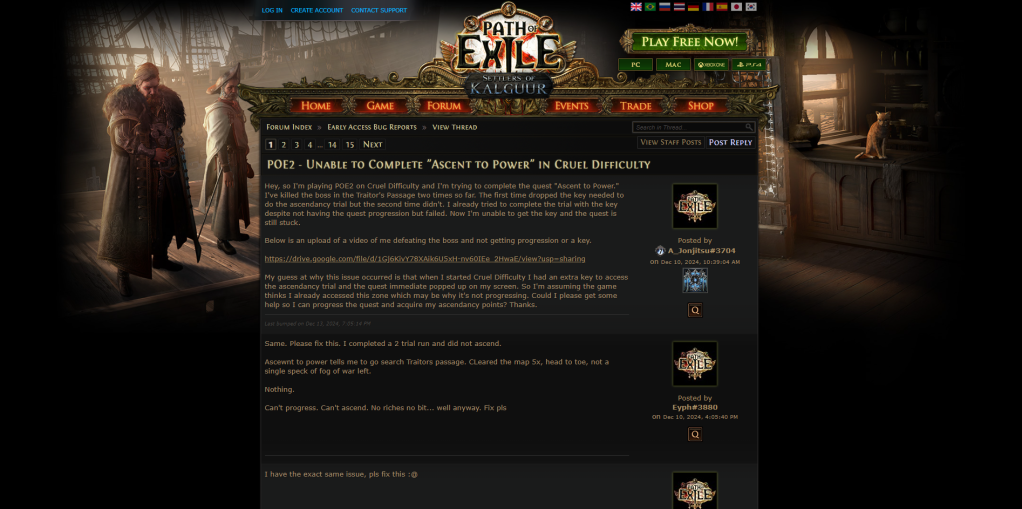 An image of Ascent to Power Bug in Path of Exile 2