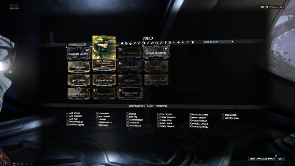 Multishot Mod in Warframe