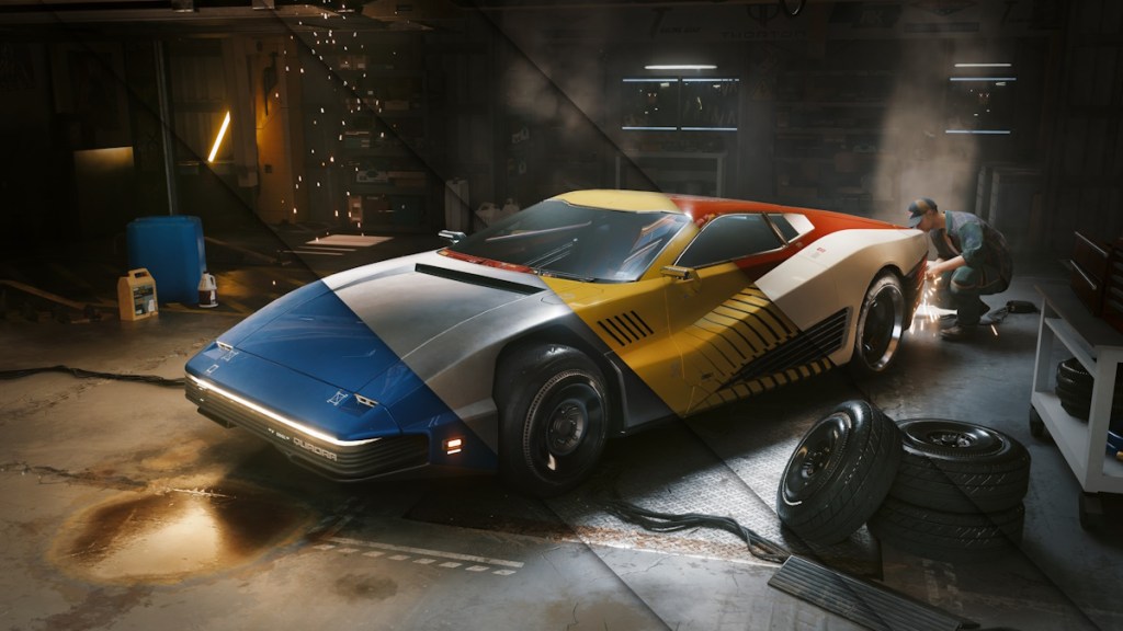 Cyberpunk 2077 update 2.2 - vehicle paint