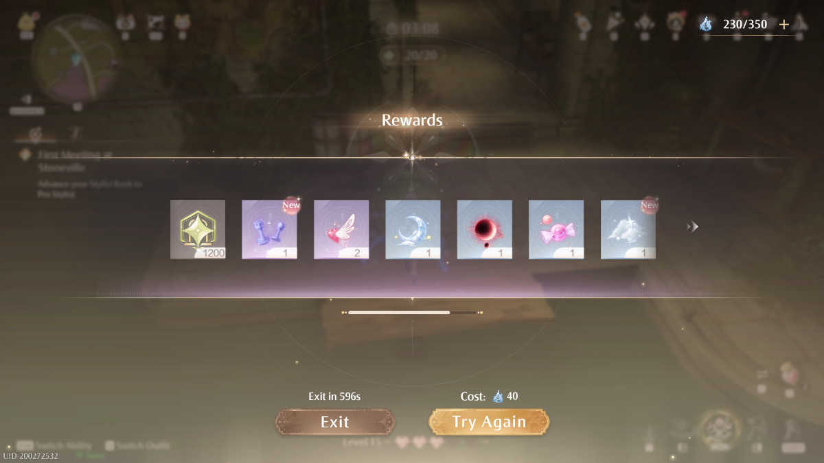 Eureka gained through Realm of Eureka Challenges in Infinite Nikki