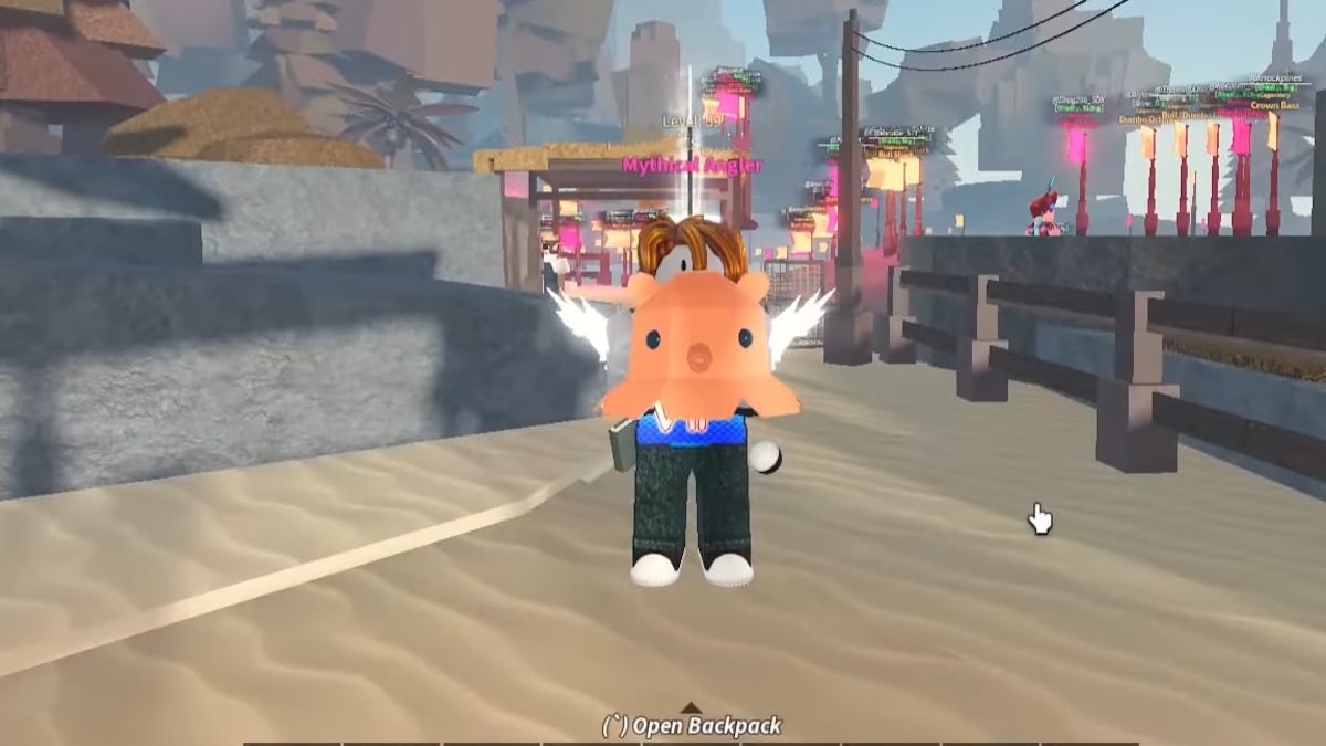 A player holding their Dumbo Octopus