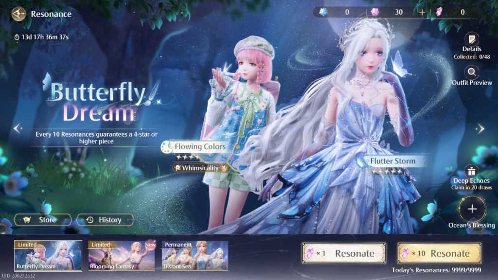 Infinity Nikki gacha outfits