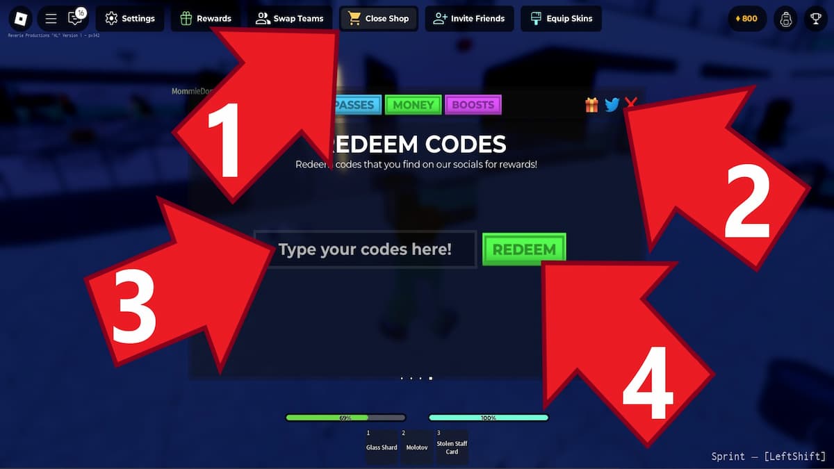 How to redeem Asylum Life codes