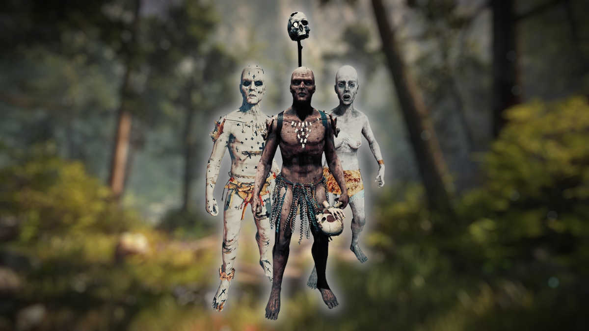 Painted Cannibals in The Forest