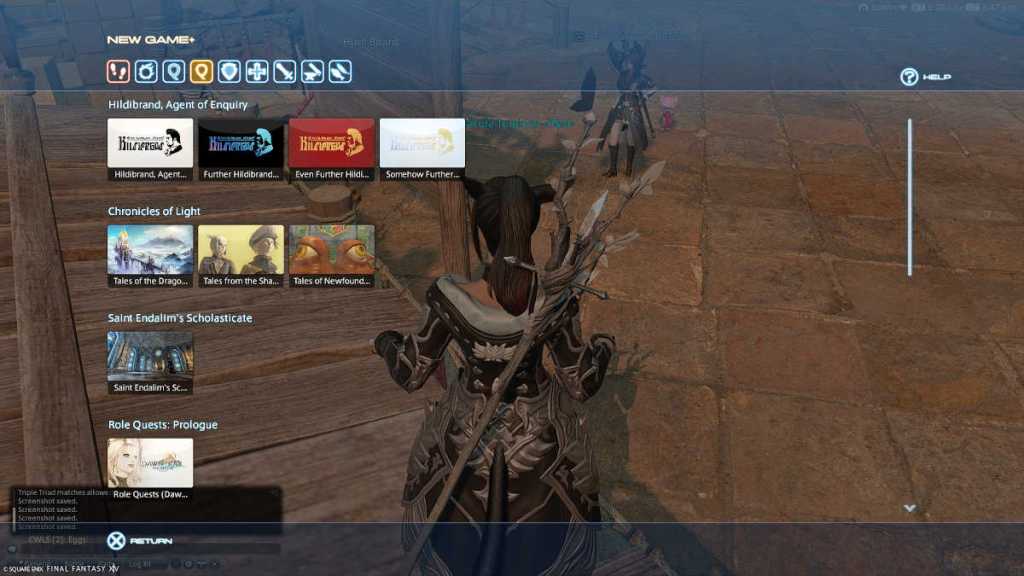 Side Story content in New Game Plus in FFXIV