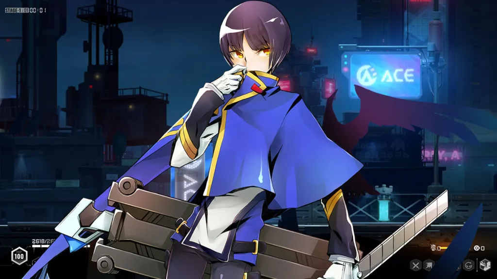 Hibiki, as shown in BlazBlue Entropy Effect.