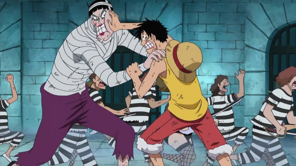 Bon Clay and Luffy in One Piece