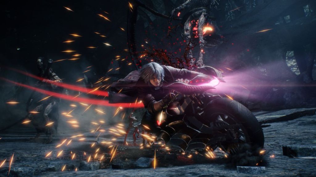 Dante in Devil May Cry 5 (directed by Hideaki Itsuno)