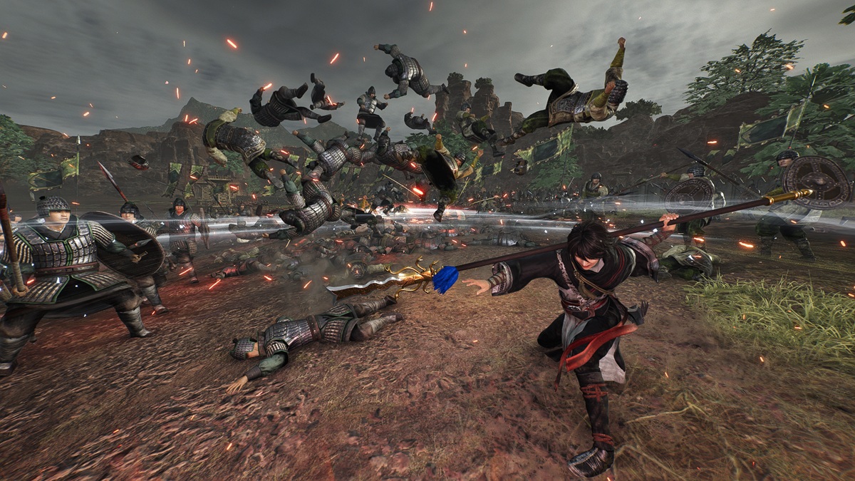 Dynasty Warriors: Origins has you taking on many enemies by yourself.