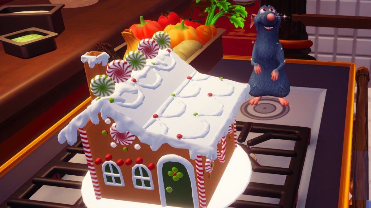 You can make a Gingerbread House in Disney Dreamlight Valley