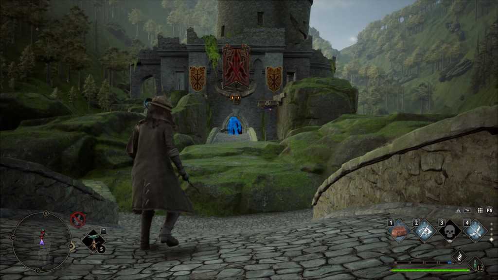 Dungeon of Doom Blue Troll in Hogwarts Legacy