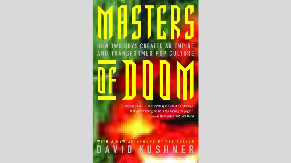 The cover of the Master of Doom book, one of the best books to learn about gaming history. 