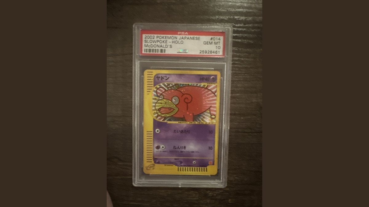 2002 Japanese McDonald’s Holo e-Card Slowpoke