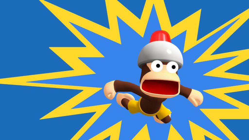 Official promotional art of Ape Escape 1 on the PlayStation Store.