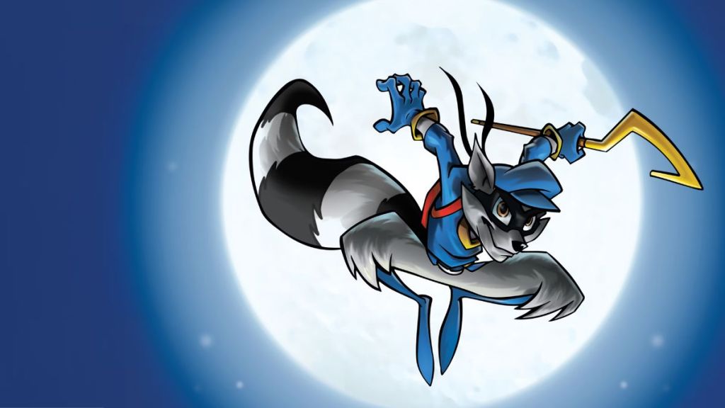 Official promotional art of Sly Cooper 1 on the PlayStation Store.