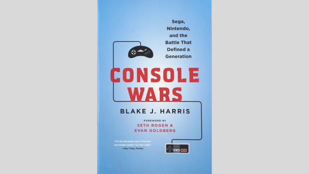 The cover of Console Wars, a book by Blake J. Harris on the early console wars. 