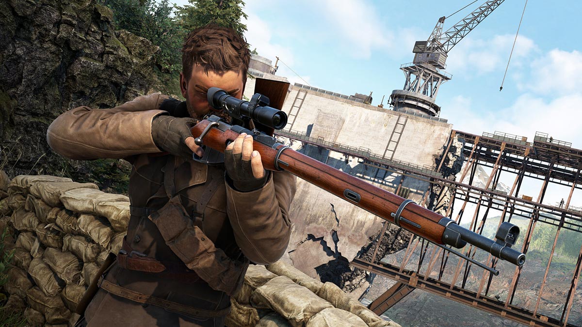 All workbench locations in Sniper Elite Resistance - sniper with rifle in hand