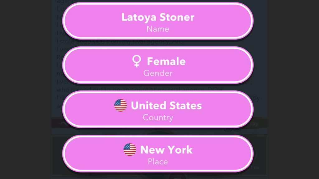 BitLife being born a female in New York