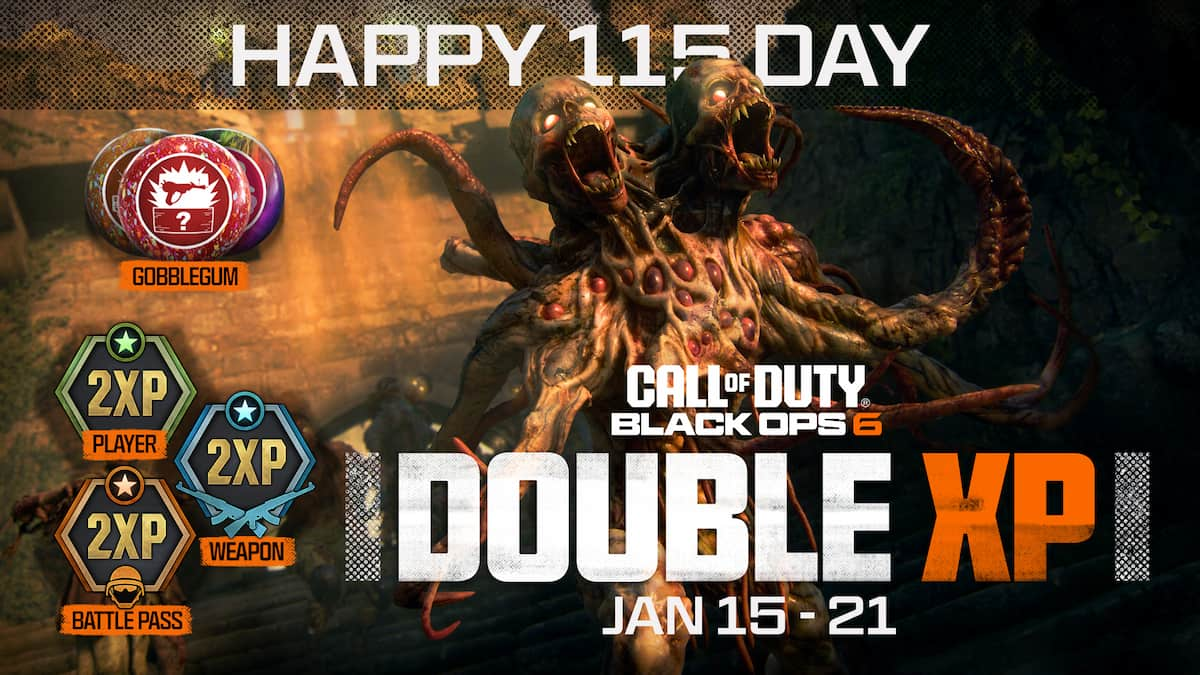 Day 115 Double XP event