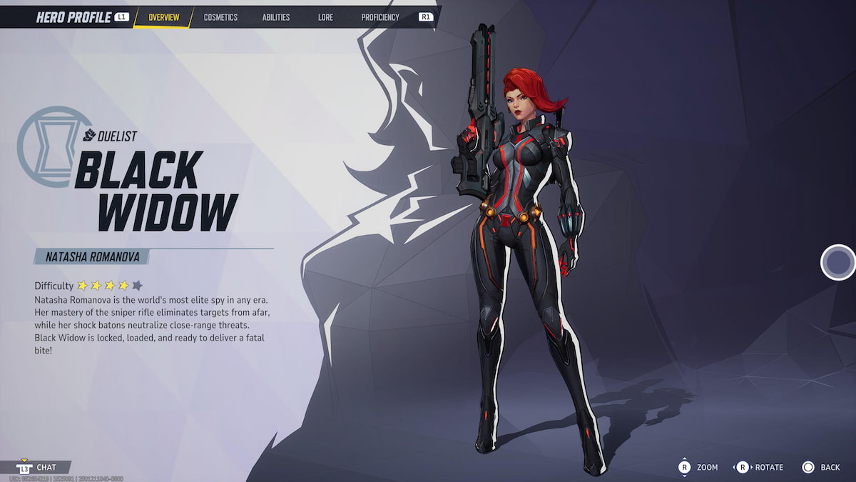 Black Widow in Marvel Rivals