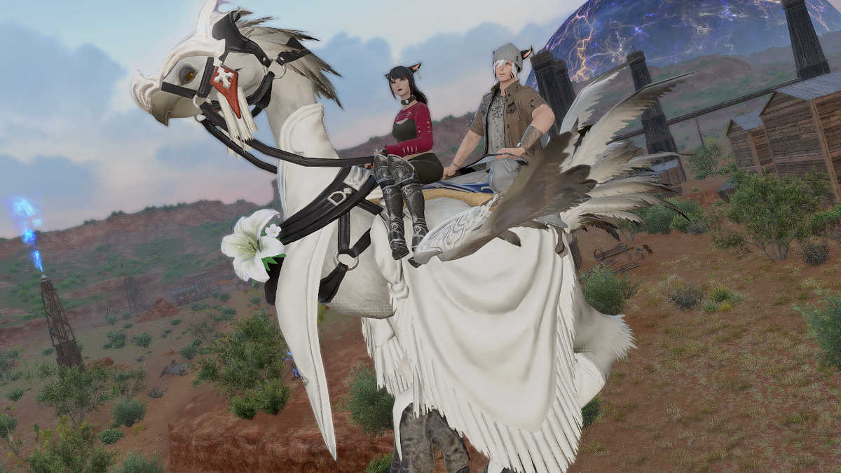 Ceremony Chocobo mount in FFXIV