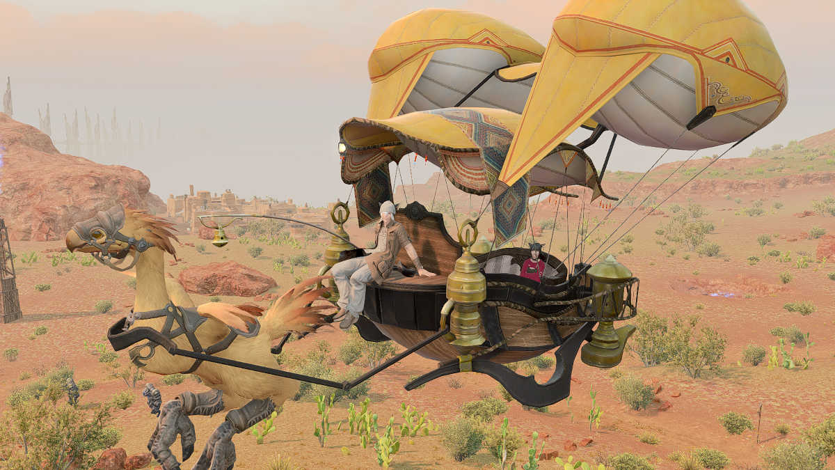 Chocobo Carriage mount in FFXIV