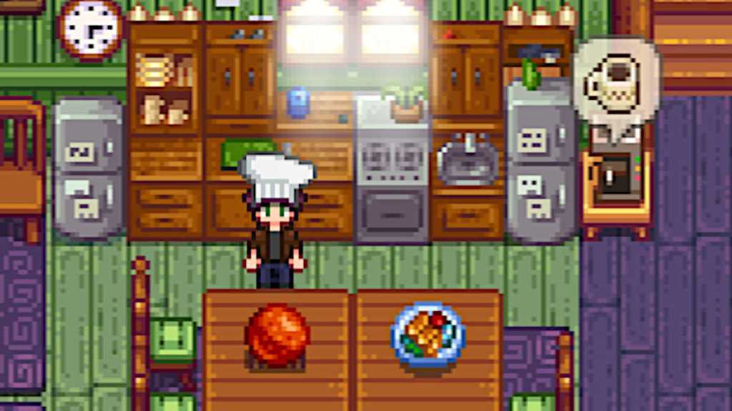 Chefs hat in Stardew Valley