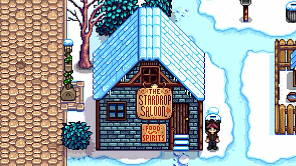 The Stardrop Saloon in Stardew Valley