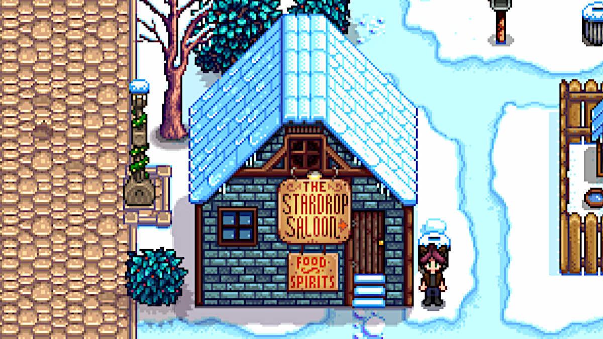 The Stardrop Saloon in Stardew Valley