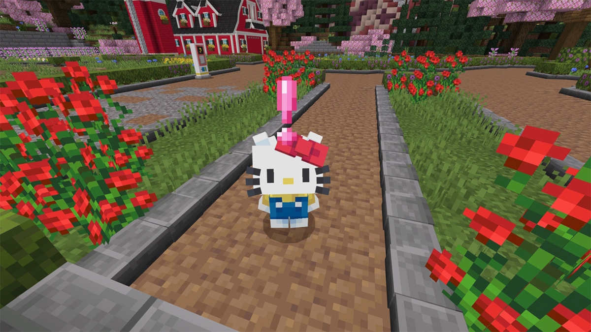 Hello Kitty in Minecraft