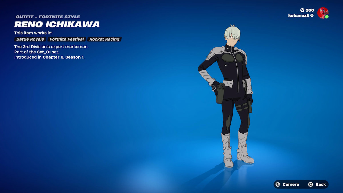 Reno Ichikawa in Fortnite