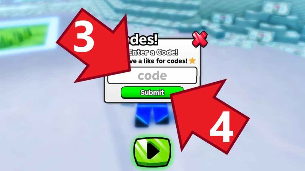 Beast Games Codes window, the code text box and the Submit button