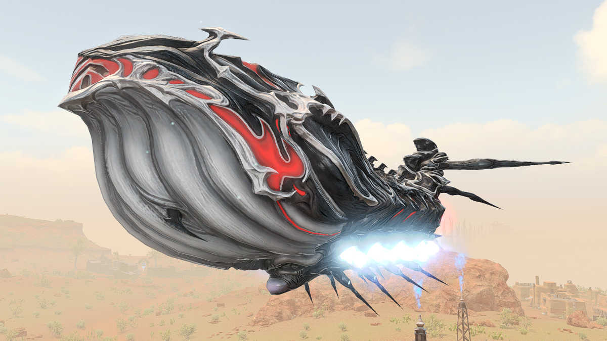 Lunar Whale mount in FFXIV