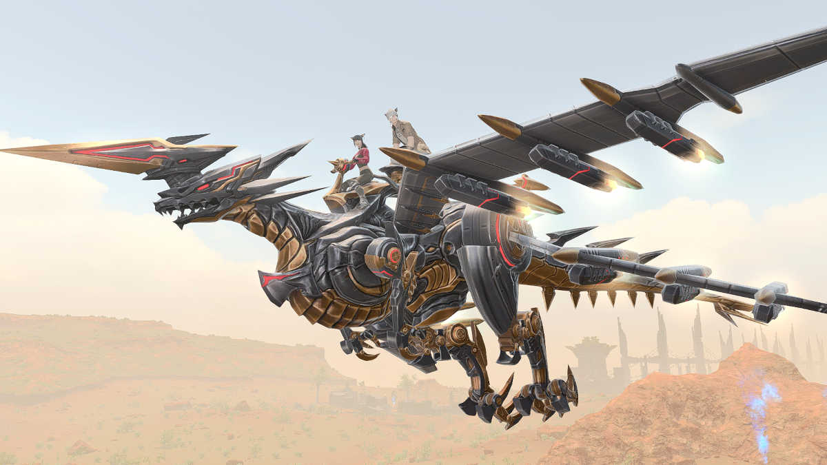 Landerwaffe mount in FFXIV