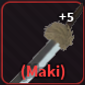 Maki sword in Verse Piece Roblox experience