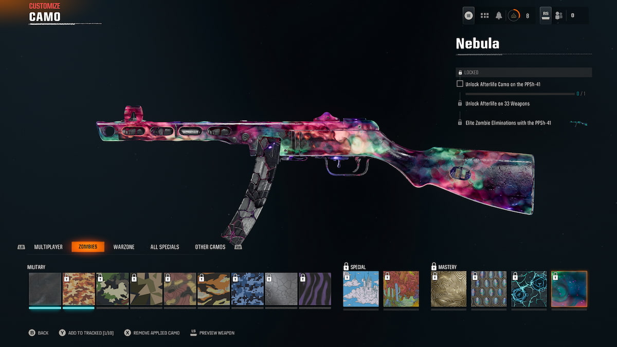 PPSh-41 Nebula camo