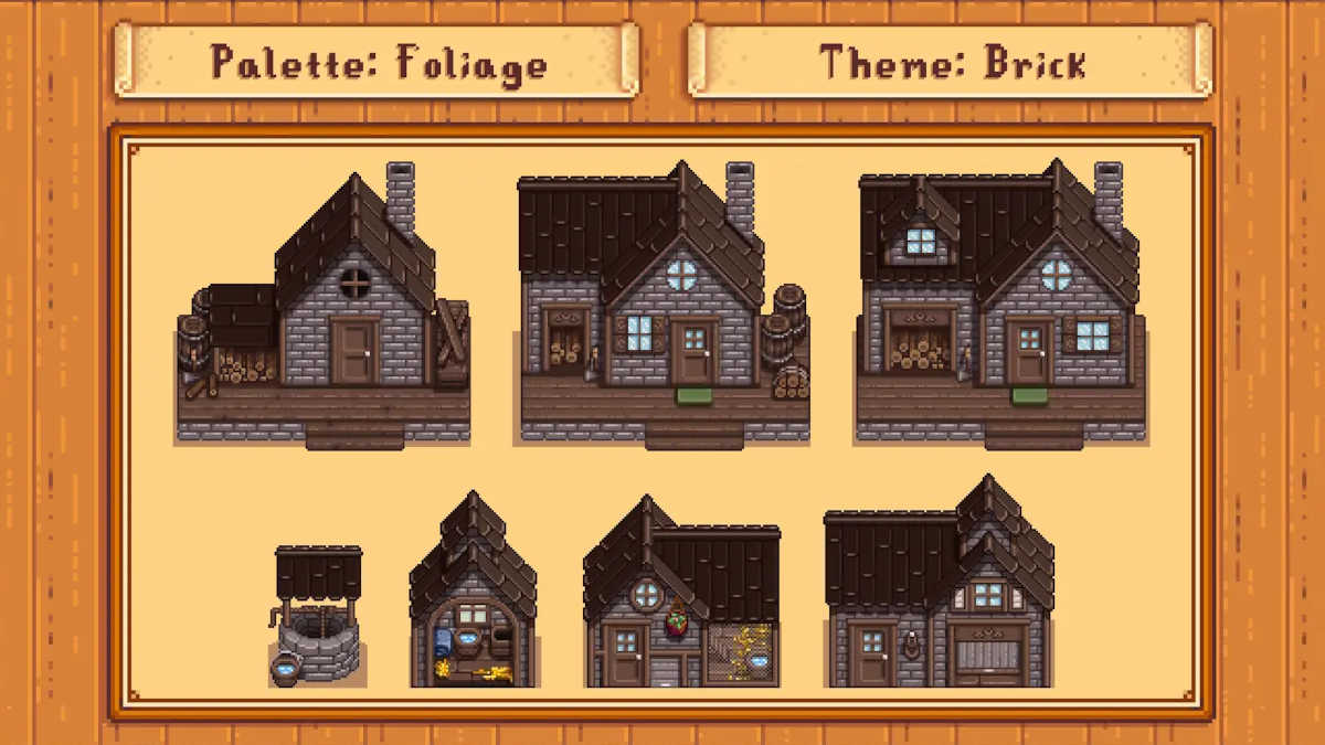 Elle's Seasonal Buildings mod in Stardew Valley