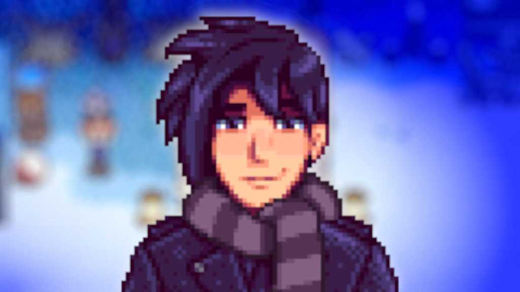 Sebastian's Winter outfit in Stardew Valley