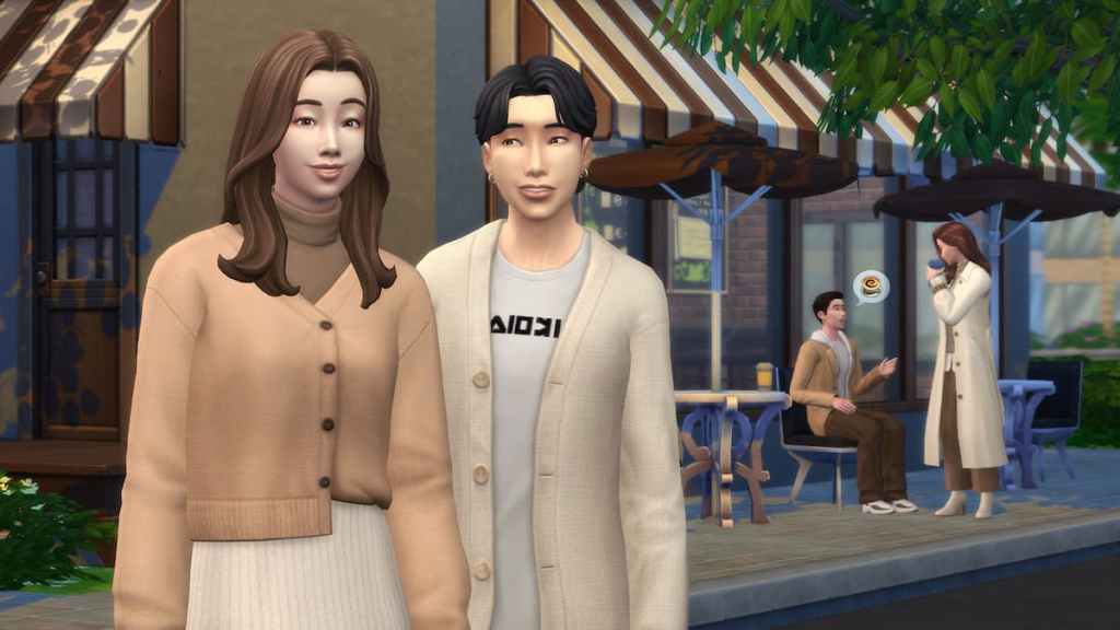 Sims in incheon style clothing