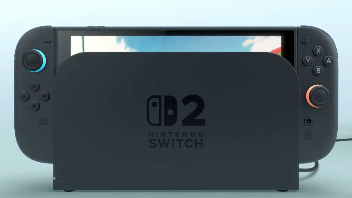 Switch 2 docked