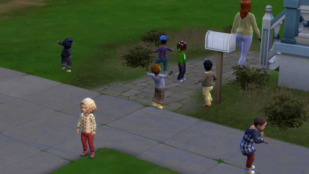 The Seven Toddlers Challenge in The Sims 4