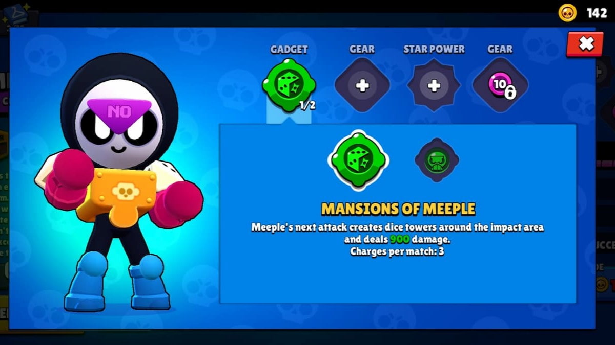 Mansions of Meeple Gadget in Brawl Stars