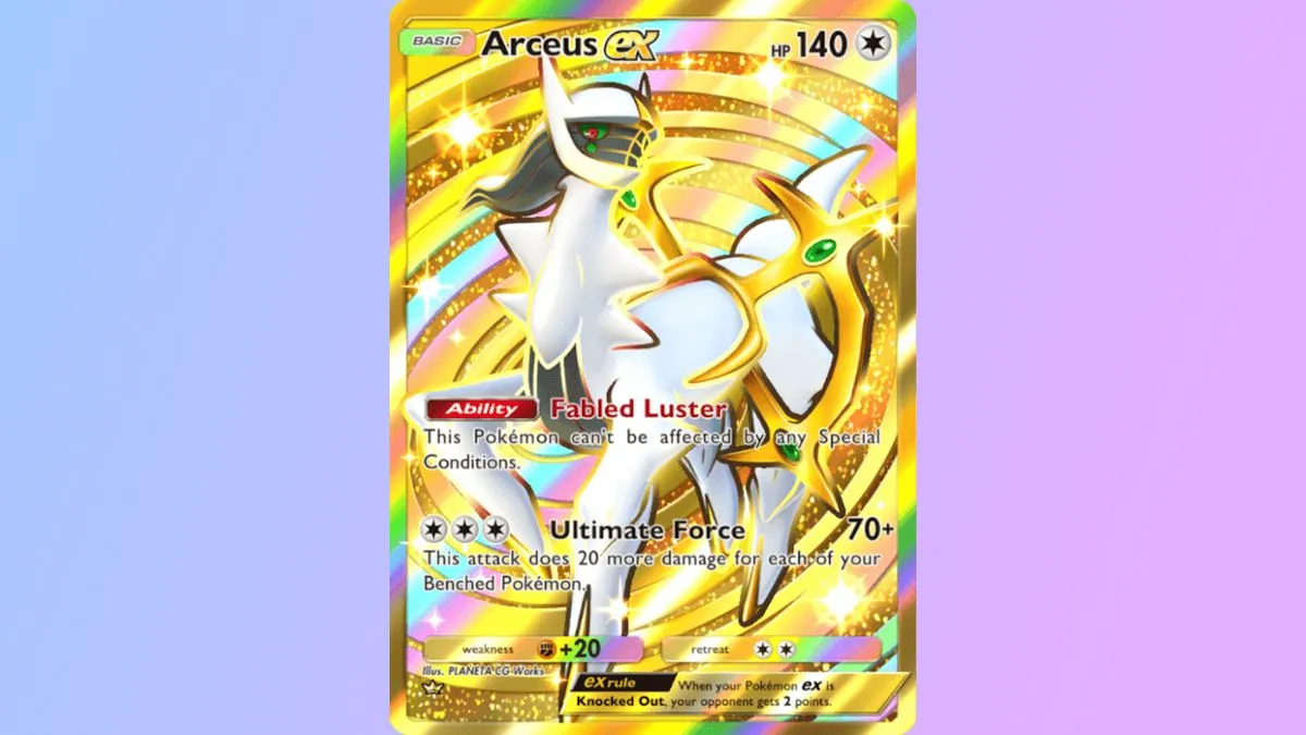 Pokemon TCG Pocket Arceus EX deck