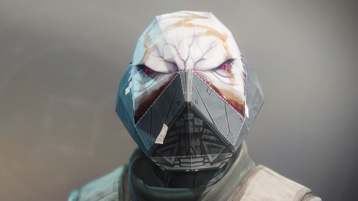 A screenshot of the Dominus Ghaul Halloween character mask in Destiny 2.