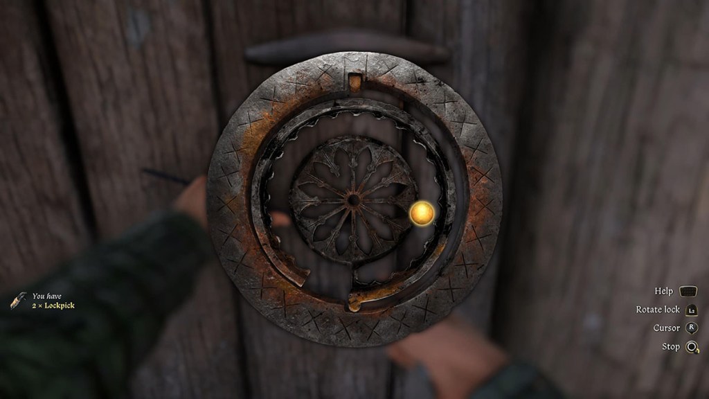 The lockpicking minigame in KCD 2. 